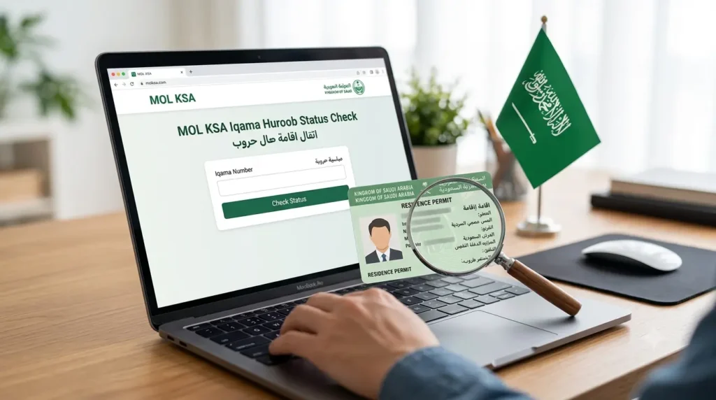 MOL KSA Iqama Huroob Check