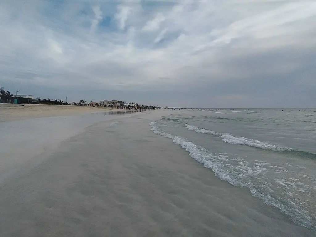 Umm Al Quwain Beach at sunset