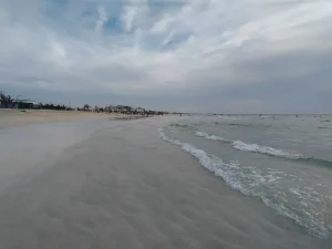 Umm Al Quwain Beach at sunset