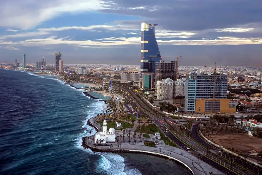 Prayer time Jeddah — Jeddah Corniche waterfront