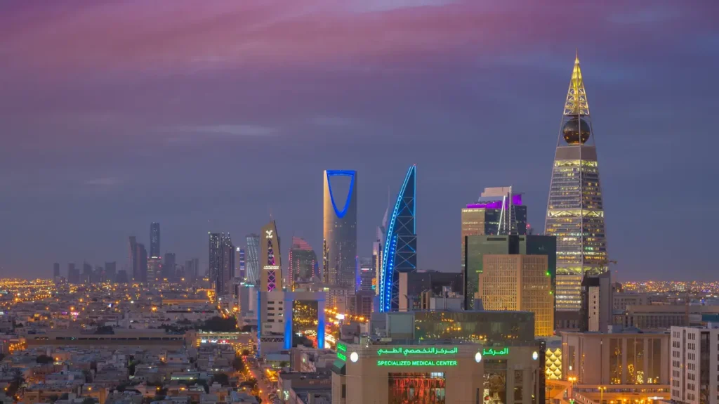 Prayer time Riyadh — Riyadh skyline