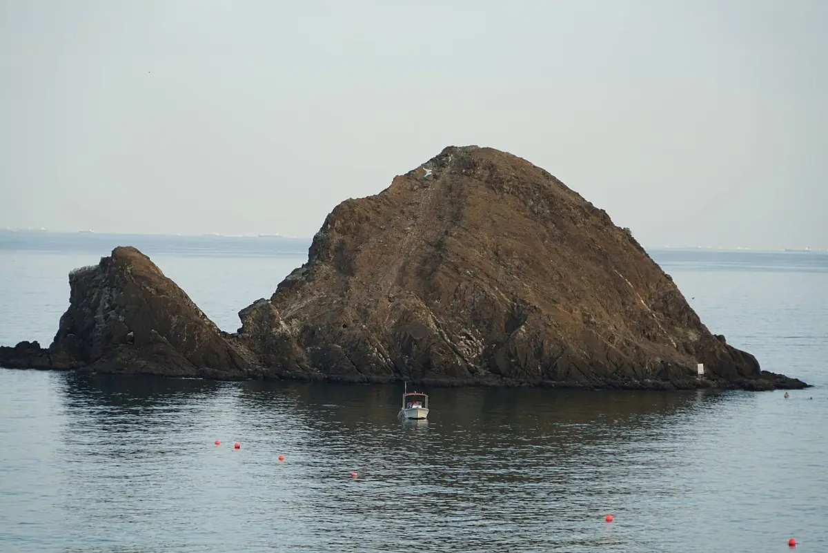 Snoopy Island off Al Aqah Beach Fujairah